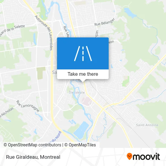 Rue Giraldeau map