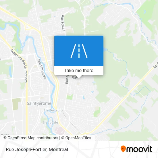 Rue Joseph-Fortier map