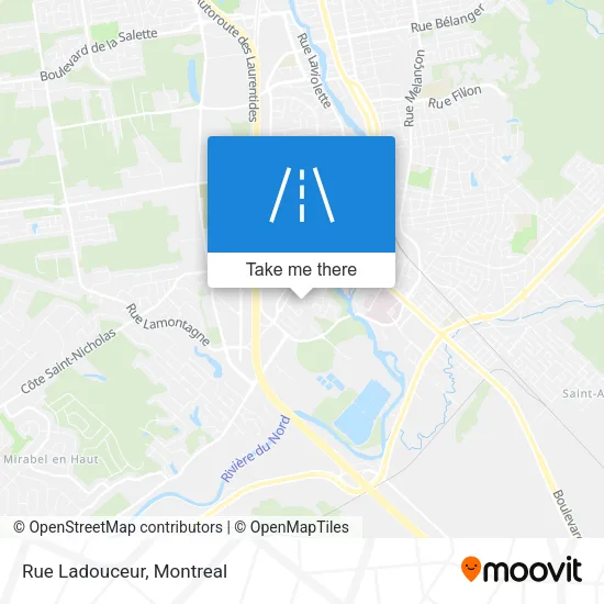 Rue Ladouceur map