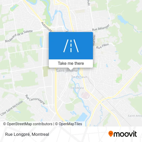 Rue Longpré map