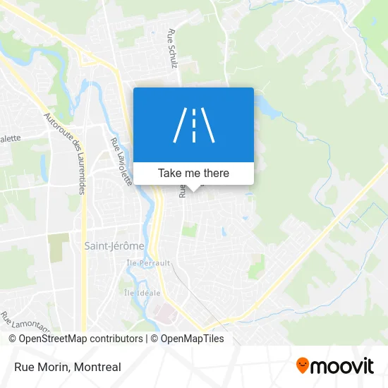 Rue Morin map