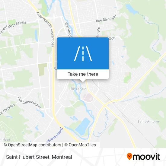 Rue Saint-Hubert map