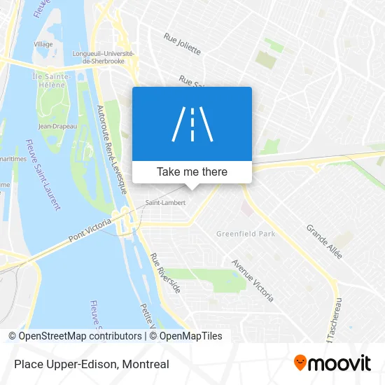 Place Upper-Edison map