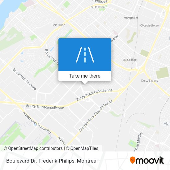 Boulevard Dr.-Frederik-Philips map