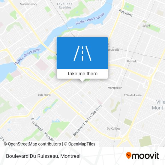 Boulevard Du Ruisseau map