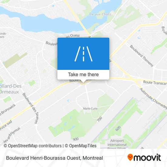 Boulevard Henri-Bourassa Ouest map