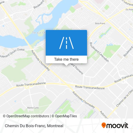 Chemin Du Bois-Franc map