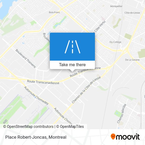 Place Robert-Joncas map