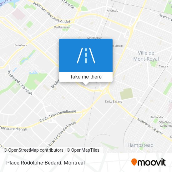 Place Rodolphe-Bédard map