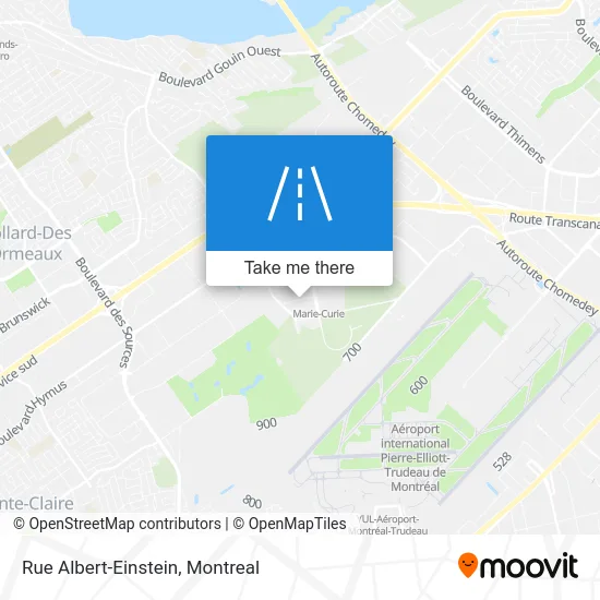 Rue Albert-Einstein map