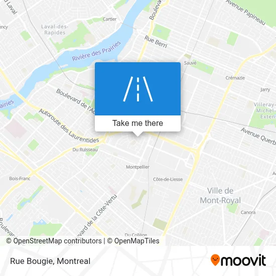 Rue Bougie map