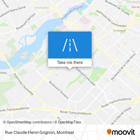 Rue Claude-Henri-Grignon map