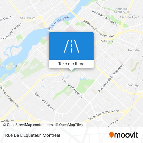 Rue De L'Équateur map