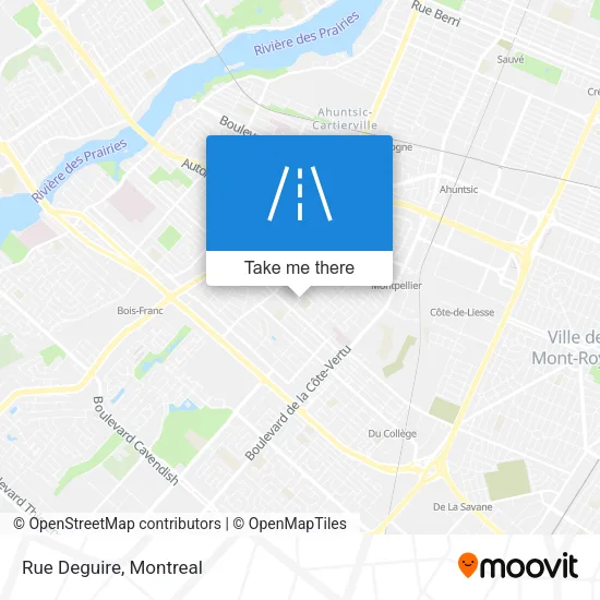 Rue Deguire map