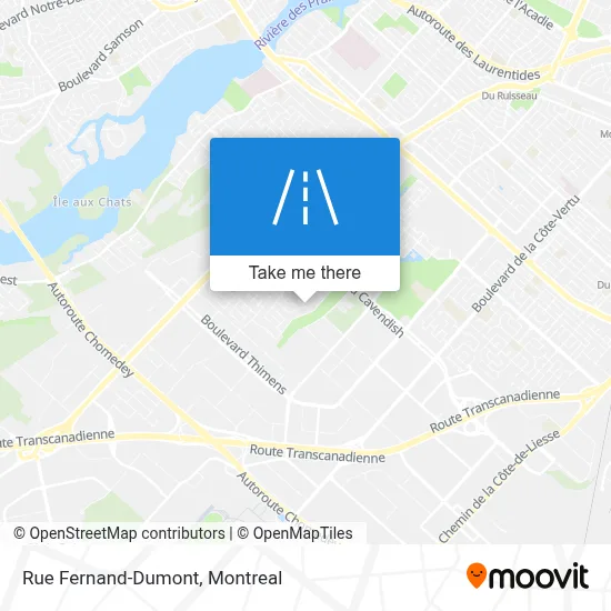 Rue Fernand-Dumont map