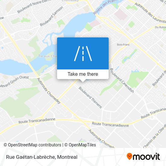 Rue Gaétan-Labrèche map