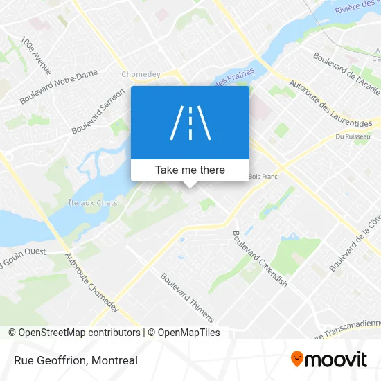Rue Geoffrion map