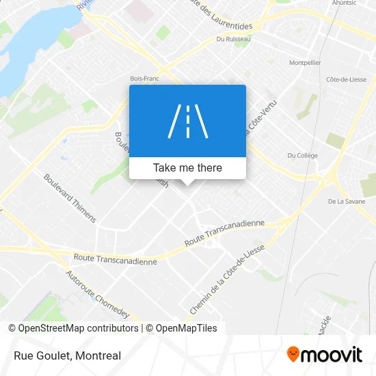 Rue Goulet map