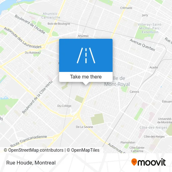 Rue Houde map