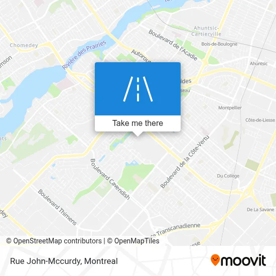 Rue John-Mccurdy map