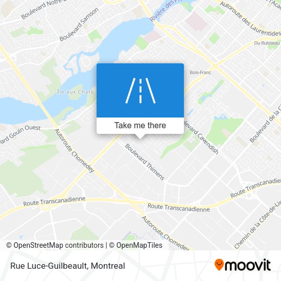 Rue Luce-Guilbeault map