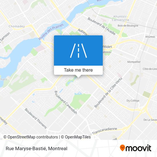 Rue Maryse-Bastié map