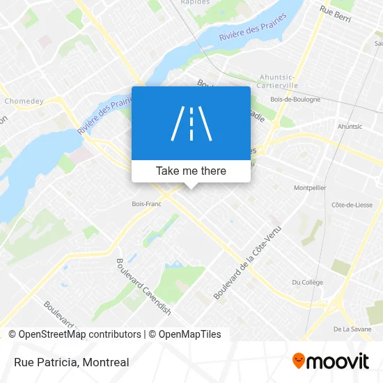Rue Patricia map