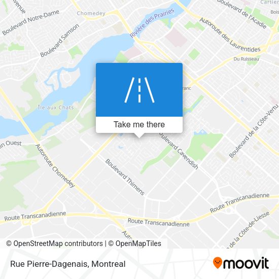 Rue Pierre-Dagenais map