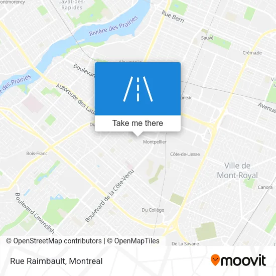 Rue Raimbault map