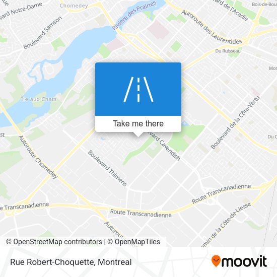 Rue Robert-Choquette map