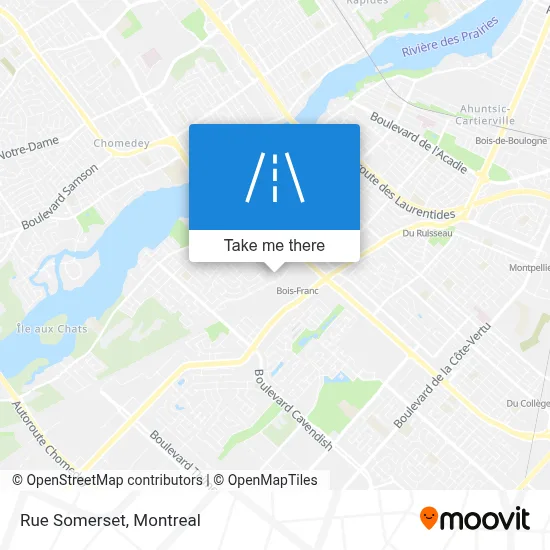 Rue Somerset map