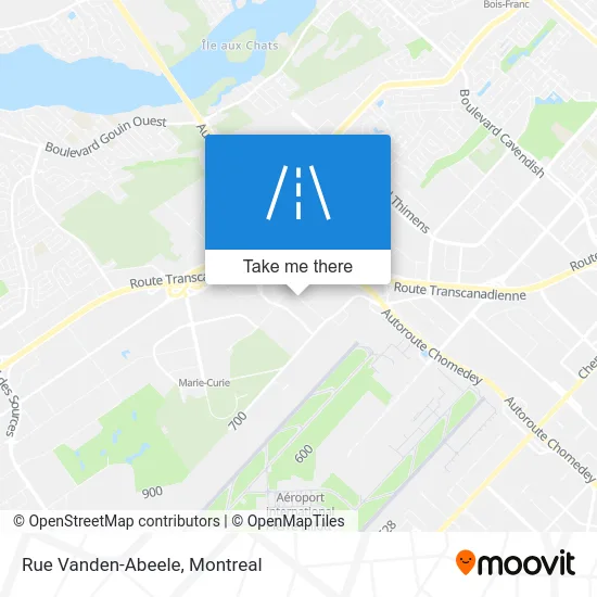 Rue Vanden-Abeele map