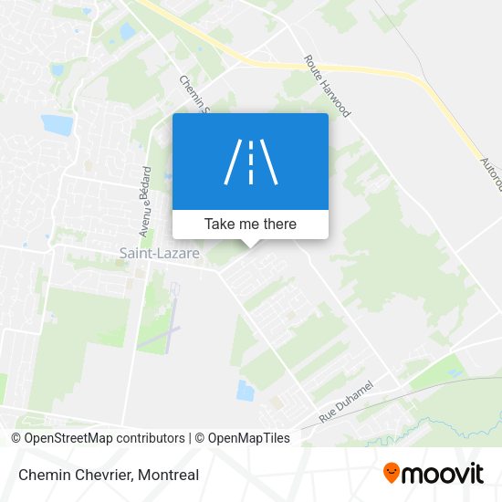 Chemin Chevrier map