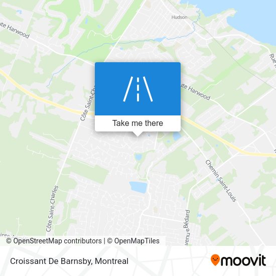 Croissant De Barnsby map