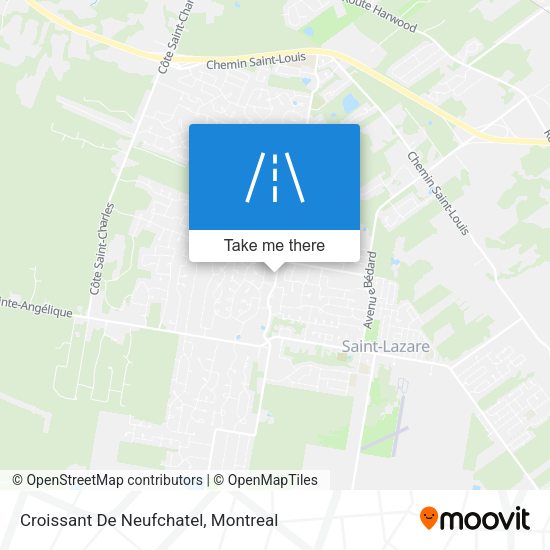 Croissant De Neufchatel map