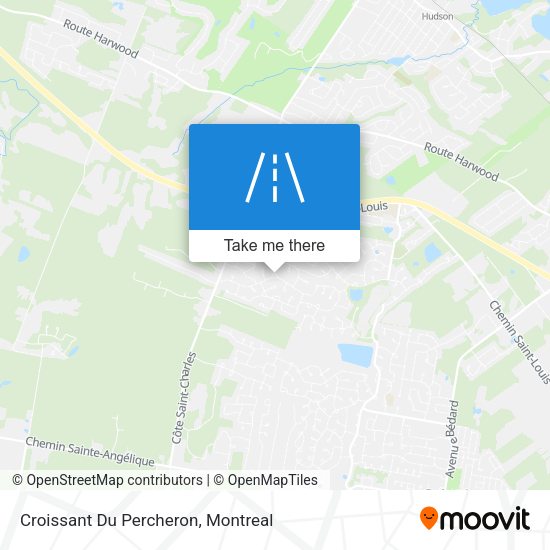 Croissant Du Percheron map