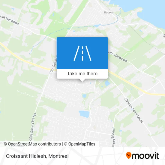 Croissant Hialeah map