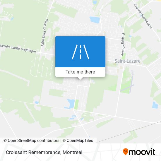 Croissant Remembrance map