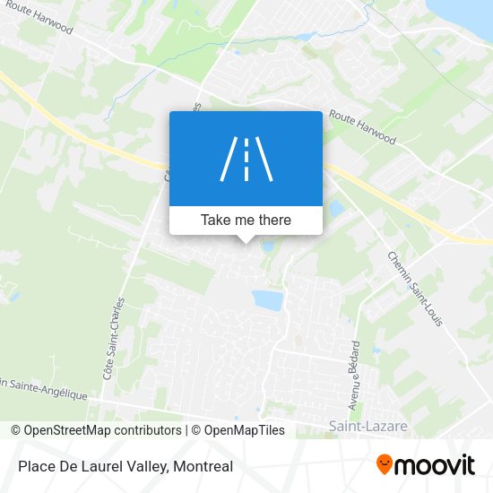 Place De Laurel Valley map