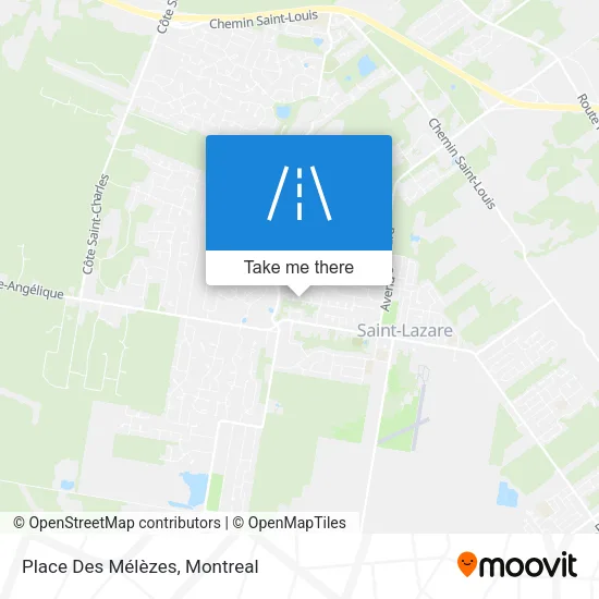 Place Des Mélèzes map