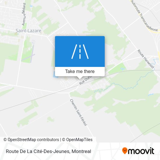 Route De La Cité-Des-Jeunes map