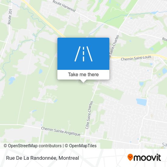 Rue De La Randonnée map