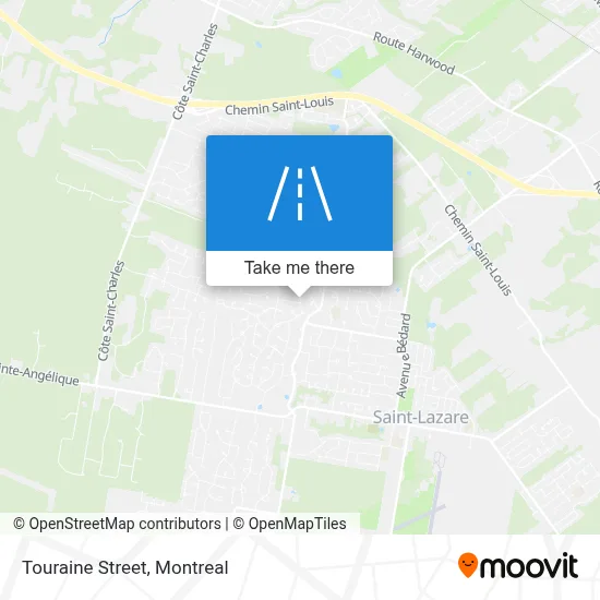 Rue De Touraine map