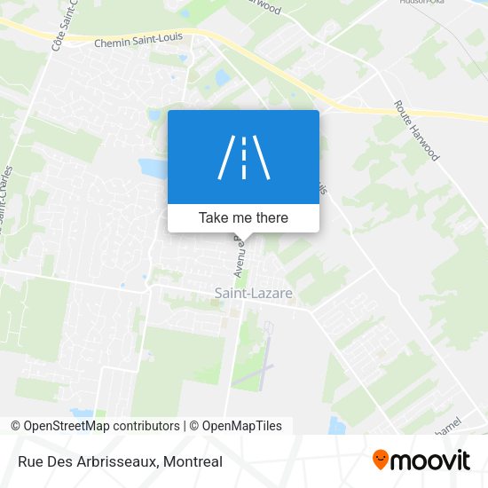 Rue Des Arbrisseaux map