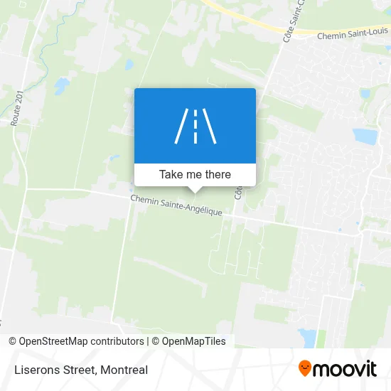 Rue Des Liserons map