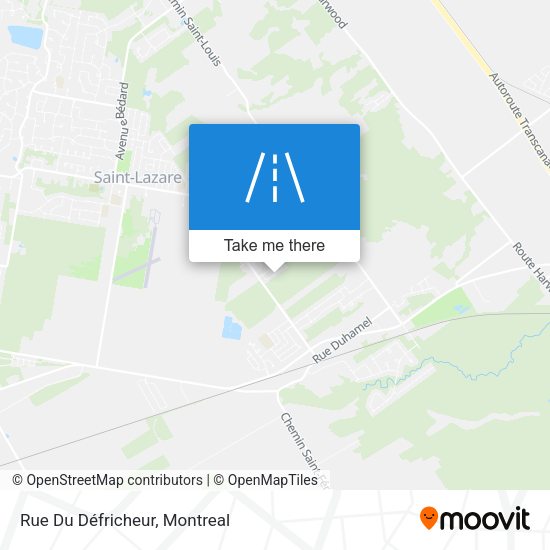 Rue Du Défricheur map