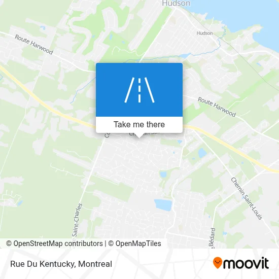Rue Du Kentucky map