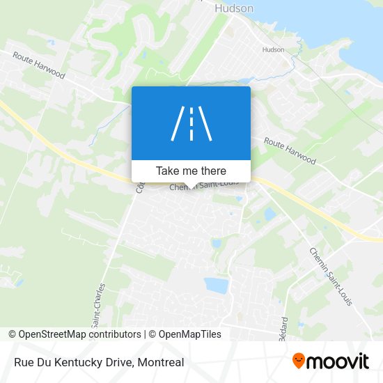Rue Du Kentucky Drive map