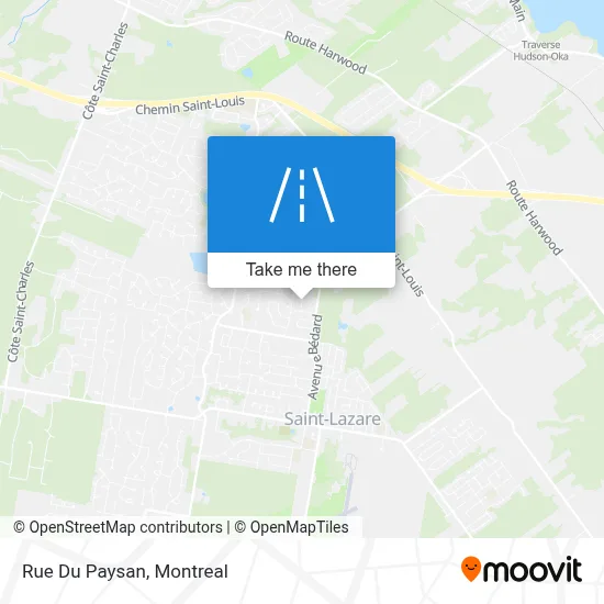 Rue Du Paysan map