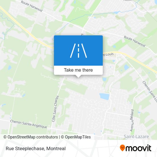 Rue Steeplechase map